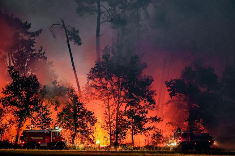Incendies en Gironde et dans les Landes : « Beaucoup d’actions ont été menées », Santé publique France enquête sur les conséquences sanitaires
