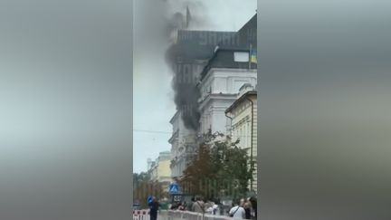 Un drone russe frappe le siège du service de sécurité ukrainien à Kiev