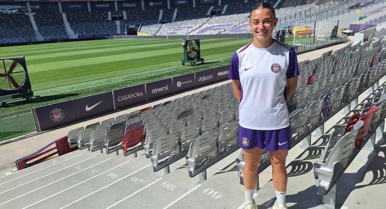 Joueuse professionnelle du Toulouse FC, en 4e année de médecine : comment Roma Grinfan jongle entre foot et études