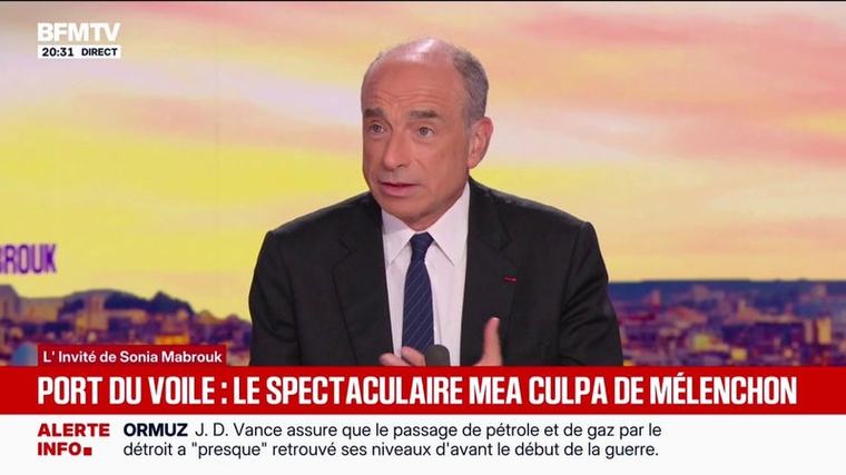 Mea culpa de Jean-Luc Mélenchon sur le voile: "Il est dans une stratégie populiste qui n'a rien voir avec la sincérité", lance Jean-François Copé, maire Les Républicains de Meaux