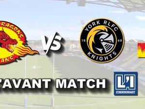 PODCAST – Pour la dernière de la saison 2026 à domicile, les Dragons reçoivent les Knights de York