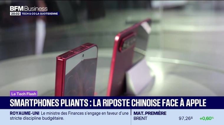 Le Tech Flash : Smartphones pliants, la riposte chinoise face à Apple par Léa Benaim