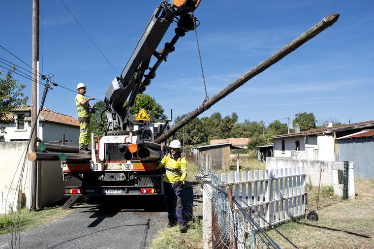 Landes : après les incendies, le réseau fibre fait peau neuve à Biscarrosse