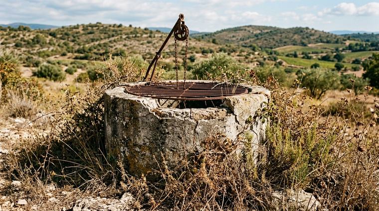 Sous les collines du Vaucluse s’alignent depuis 1971 18 puits payés en argent public que pas un agriculteur n’a jamais utilisés