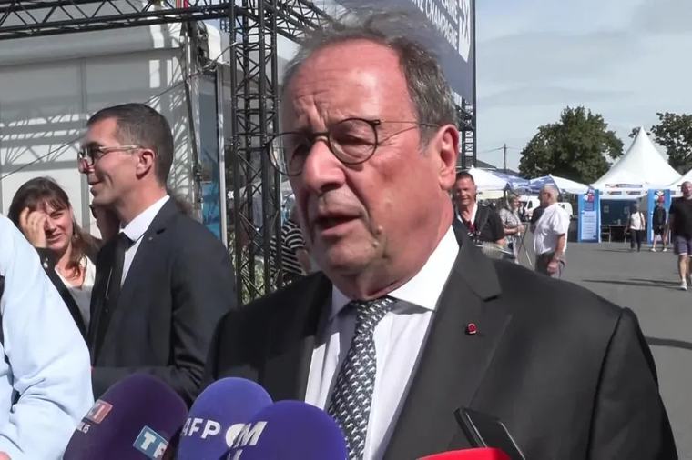 François Hollande sur tous les fronts politiques et médiatiques : "Ne pensez pas que chaque visite de Châlon est une déclaration de candidature"