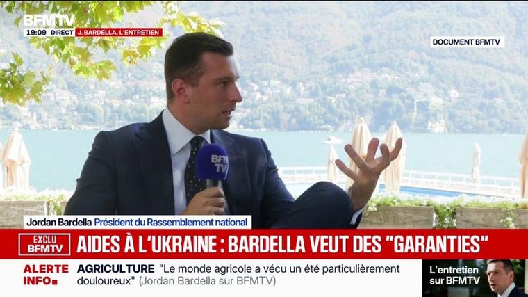 "L'élection présidentielle est un moment de vérité", déclare Jordan Bardella, président du Rassemblement national