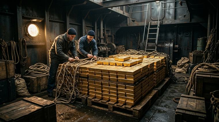 2 400 tonnes d’or ont fui Paris en 1940 : ce que les cales des navires de guerre cachaient vraiment
