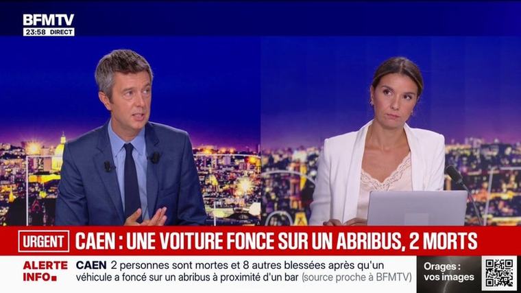 Caen: un automobiliste fait deux morts et huit blessés en fonçant sur un abribus