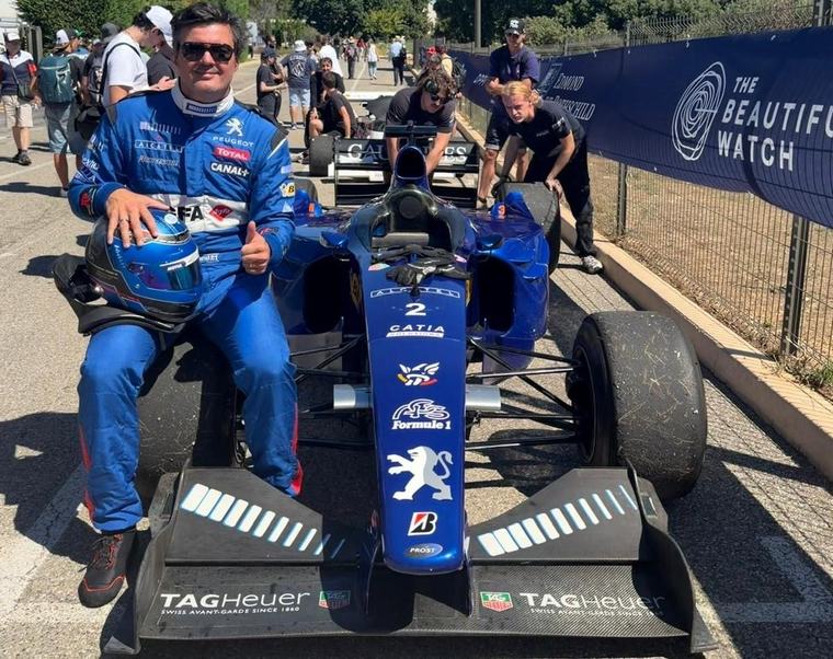 « Un rêve d’enfant qui se réalise ! » : le Royannais Bertrand Migout en exhibition sur une ancienne Formule 1 au Grand Prix de Monza en Italie