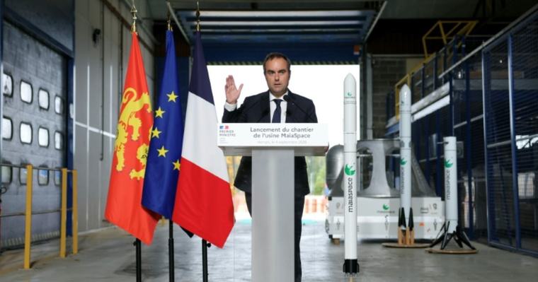 Économie Lecornu inaugure l'usine de fusées réutilisables de MaiaSpace où l'Etat "joue gros"