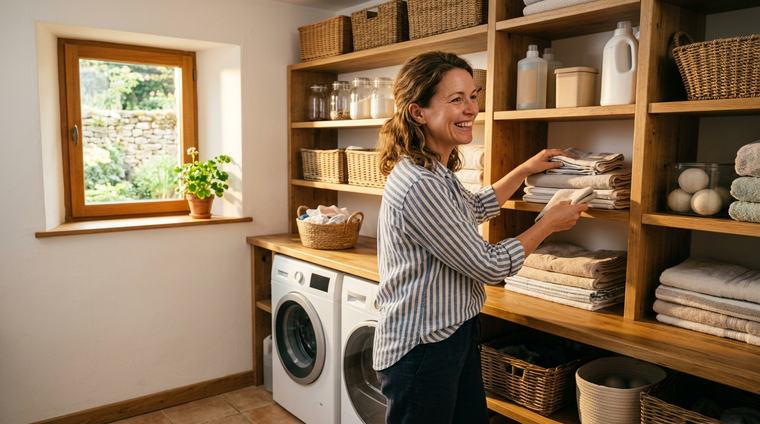 Adieu l’étendoir au sol : ces 4 rangements que les architectes imposent partout en 2026