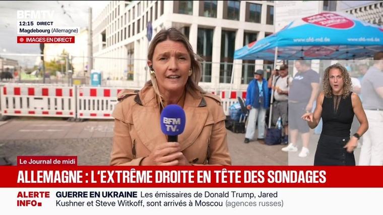 En Allemagne, à la veille d'élections régionales l'AFD, parti d'extrême droite, est en tête des sondages