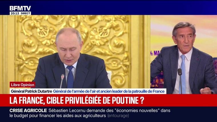 Russie: "Il y a une vraie synergie des pays européens pour se défendre", assure Patrick Dutartre, général de l'armée de l'Air