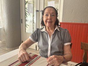Marie-Madeleine a bravé la canicule pour sa cure à Bagnères.