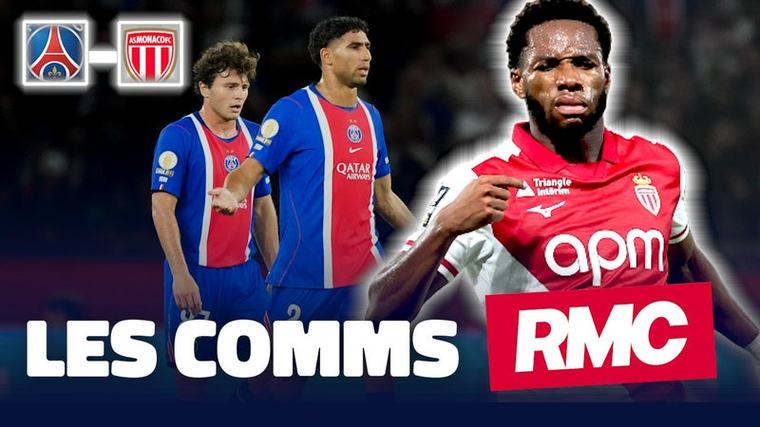 PSG 1-2 Monaco : Les Monégasques frappent fort au Parc des Princes et restent leaders ! (Comms RMC)