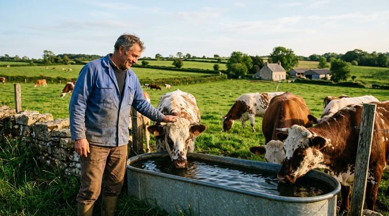 1 200 : le nombre de litres d’eau qu’une seule vache française boit chaque jour en pleine canicule