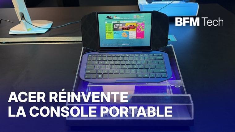 Acer cache un PC dans une console portable