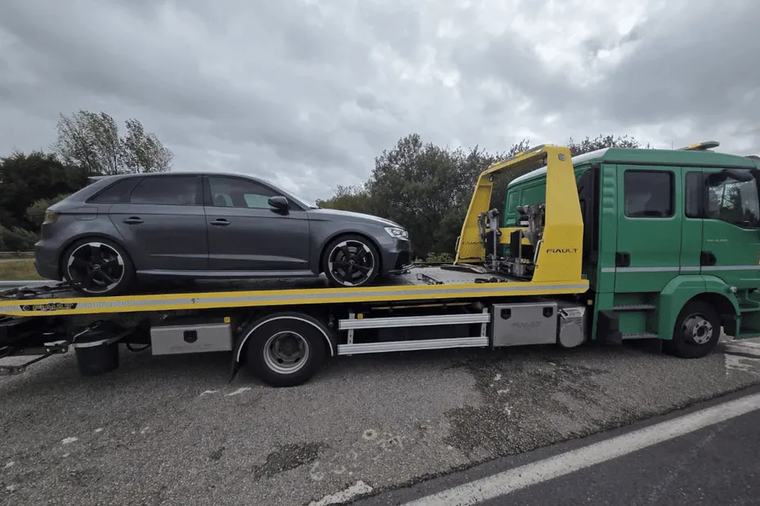 Flashé à 190 km/h sur une départementale, il venait de récupérer son permis : son Audi termine à la fourrière