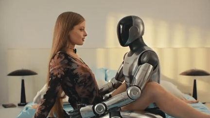 "Née pour désobéir" : la fille d'Elon Musk martyrise un robot Tesla dans une publicité