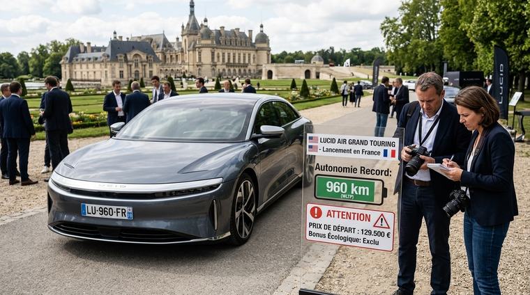 Ce concurrent américain de Tesla arrive en France avec 960 km d’autonomie, mais un chiffre inquiète