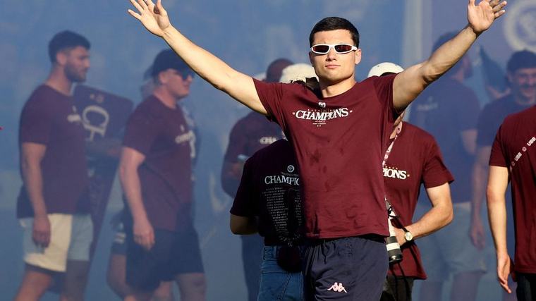 L'UBB officialise la prolongation de contrat de Louis Bielle-Biarrey jusqu'en 2029