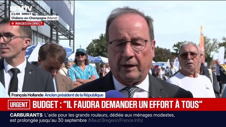 Présidentielle: François Hollande en campagne? "Si émettre des idées c'est être en campagne, oui", répond l'ancien président de la République