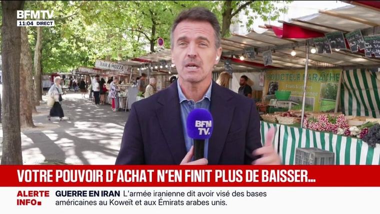 Pouvoir d'achat: "C'est un peu dur les fins de mois", réagit cette retraitée face à l'inflation