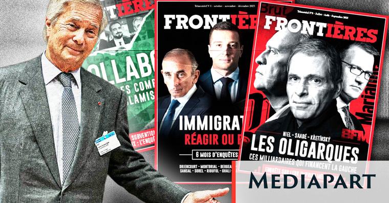 Vincent Bolloré entre au capital de « Frontières » et s’assure un statut de faiseur de rois à droite