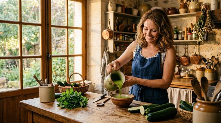 Fin de chaleur ce dimanche : ce velouté froid se mixe en 15 minutes avec les dernières courgettes