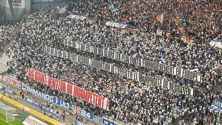 OM: "Menteur ou incompétent?", les nouvelles banderoles cinglantes des ultras marseillais contre McCourt