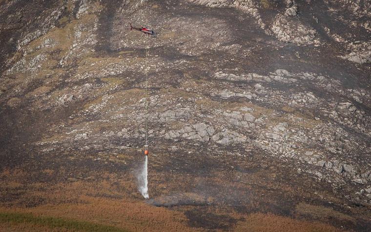 Incendie en vallée d’Aspe : une « vigilance maximale » assurée autour d’un secteur de 2 000 m²