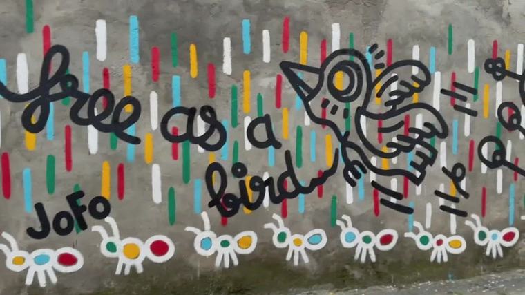 VIDÉO - "L'Ukraine ne doit pas être oubliée" : l'artiste Jofo veut créer un pont culturel entre Bordeaux et Mykolaïv