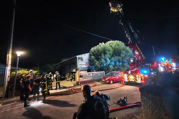 Incendie dans un garage automobile à Furiani