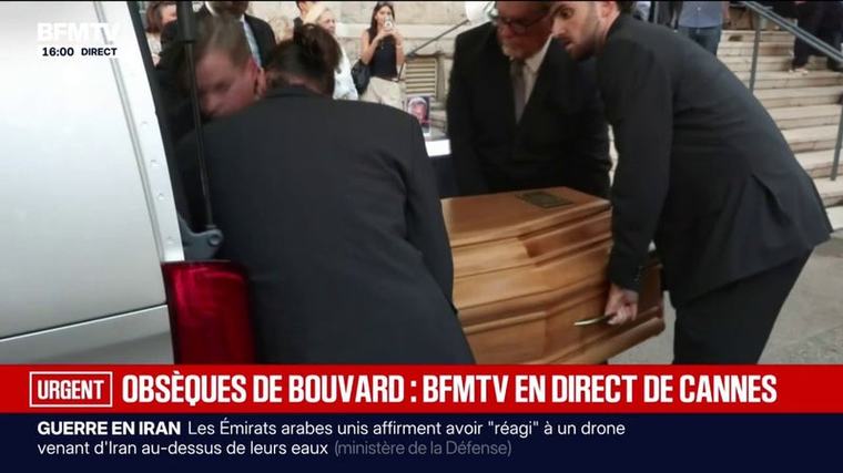 Obsèques de Philippe Bouvard: la cérémonie religieuse s'achève