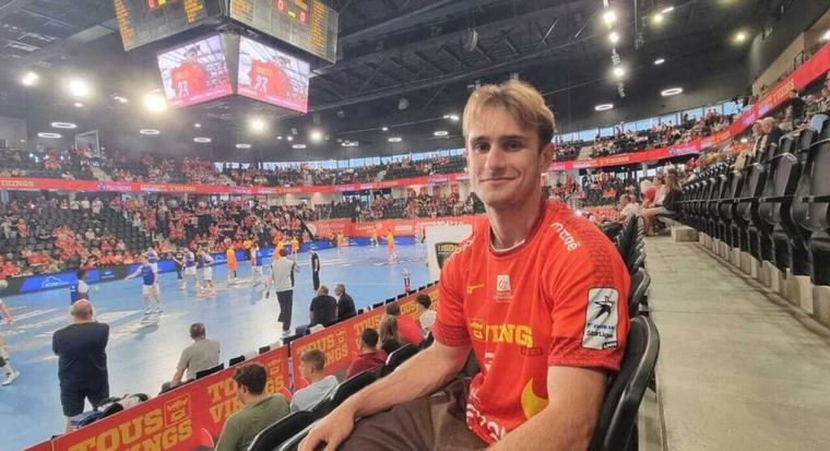 VIDÉO "Le hand ressemble au bad dans la gestuelle" : Alex Lanier, champion du monde, a soutenu les Vikings