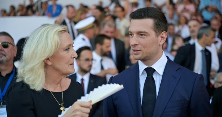 Politique Bardella réaffirme son "affinité politique et personnelle indéfectible" envers Marine Le Pen