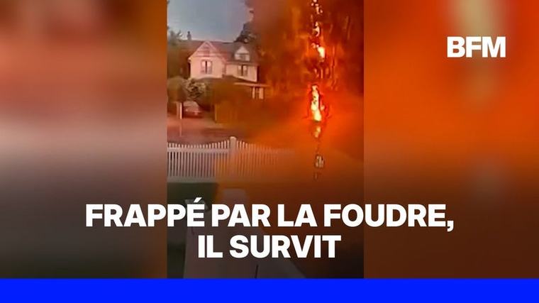 Un homme survit après avoir été frappé par la foudre à New York