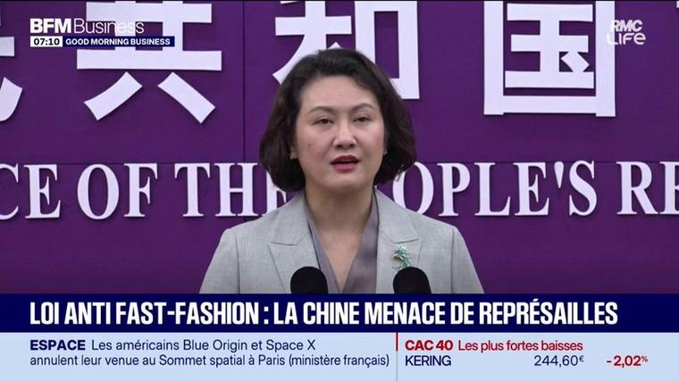 Loi anti fast-fashion : la Chine menace de représailles