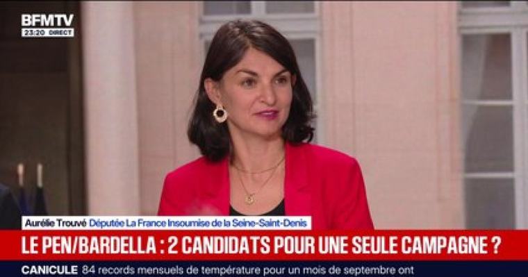 Présidentielle: "On a toujours dit la même chose: nous abrogerons la retraite à 64 ans ", déclare Aurélie Trouvé, députée LFI