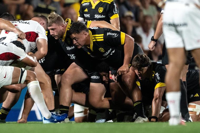 « C’est motivant et encourageant pour la suite » : la mêlée du Stade Rochelais a bien commencé sa saison face à Toulouse