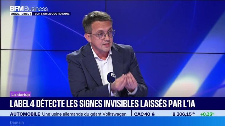 Nicolas Bodin (Label4.ai) : Label4 détecte les signes invisibles laissés par l'IA